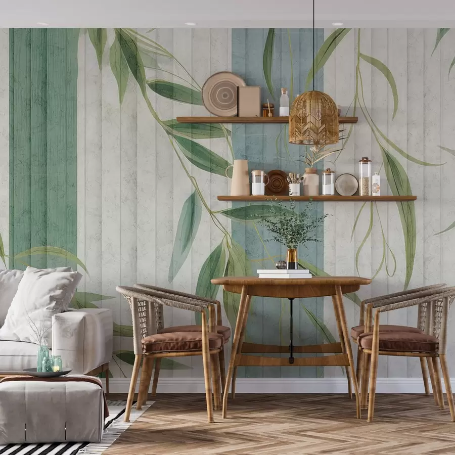 carta da parati Parete decorativa stilizzata dipinta nr. w03193