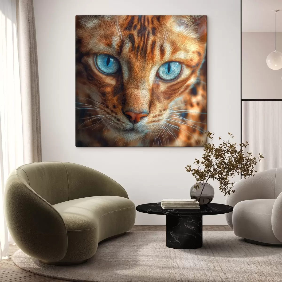 carta da parati Gatto con occhi blu nr. s42987
