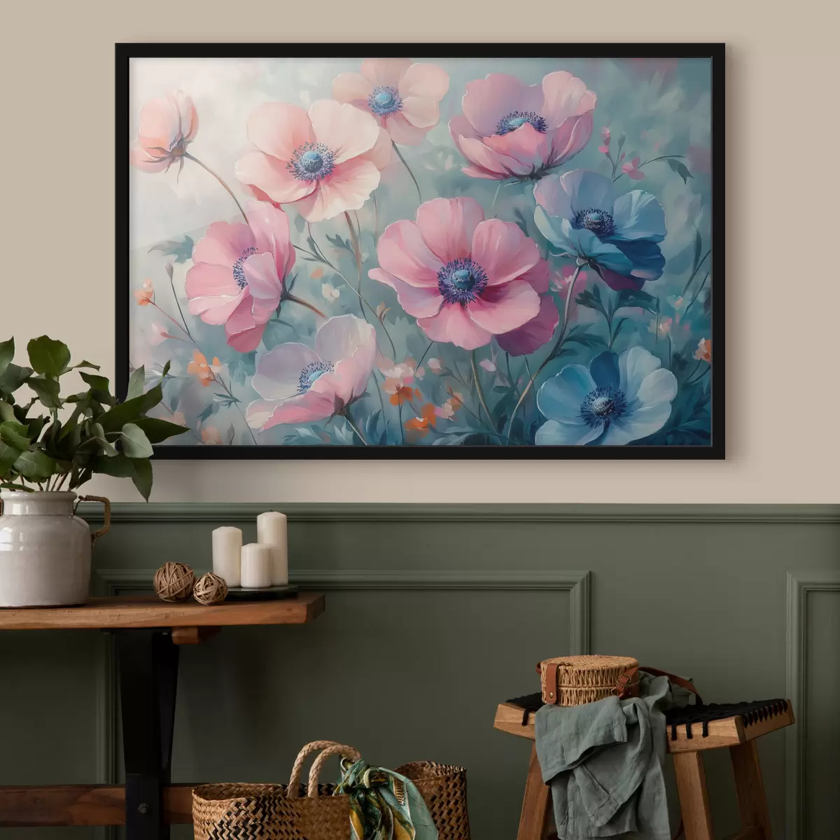 Poster Fiori colorati nel campo f42973