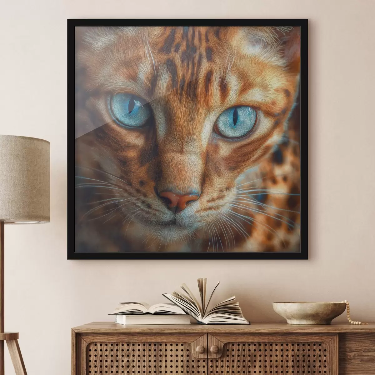 Poster Gatto con occhi blu f42987