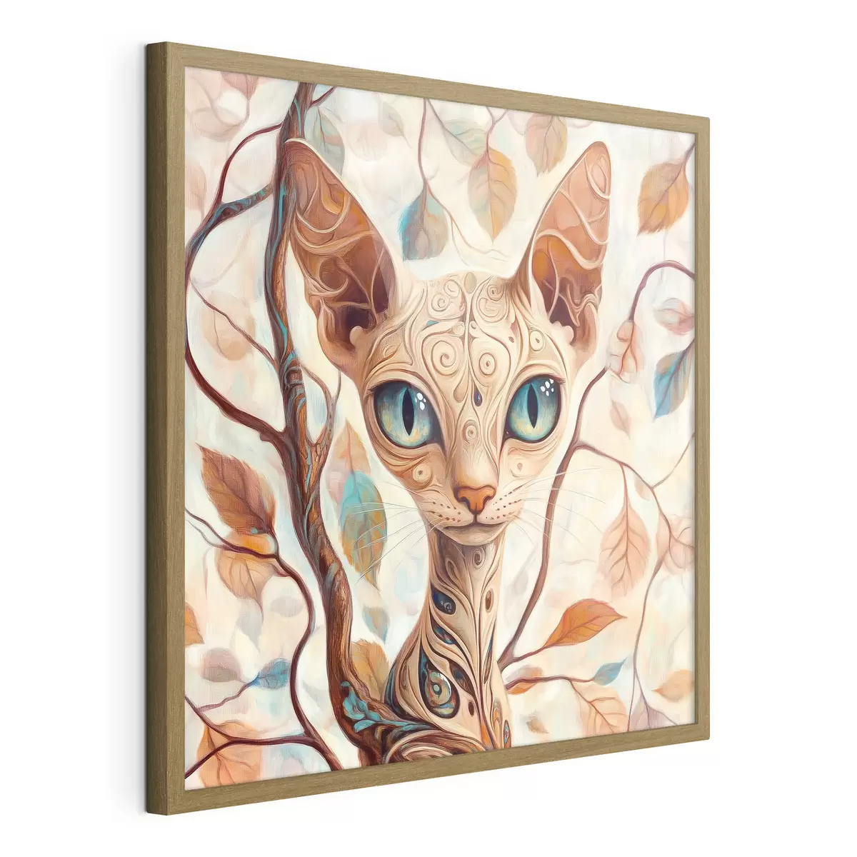 Poster Gattino e rami d'albero f42988