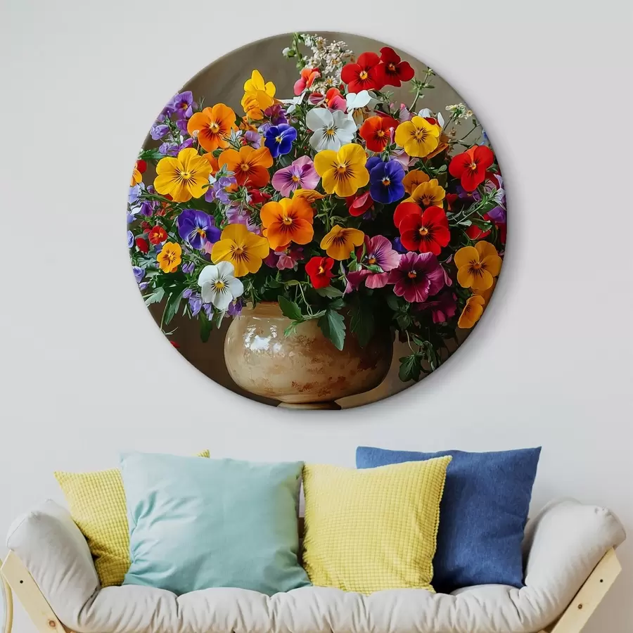 carta da parati Bouquet luminoso in vaso nr. r42976