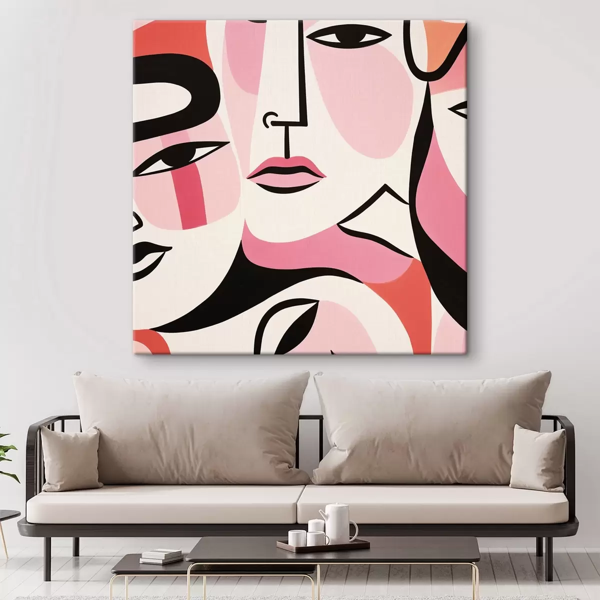 carta da parati Astratto, Persone, Volto nr. s43031