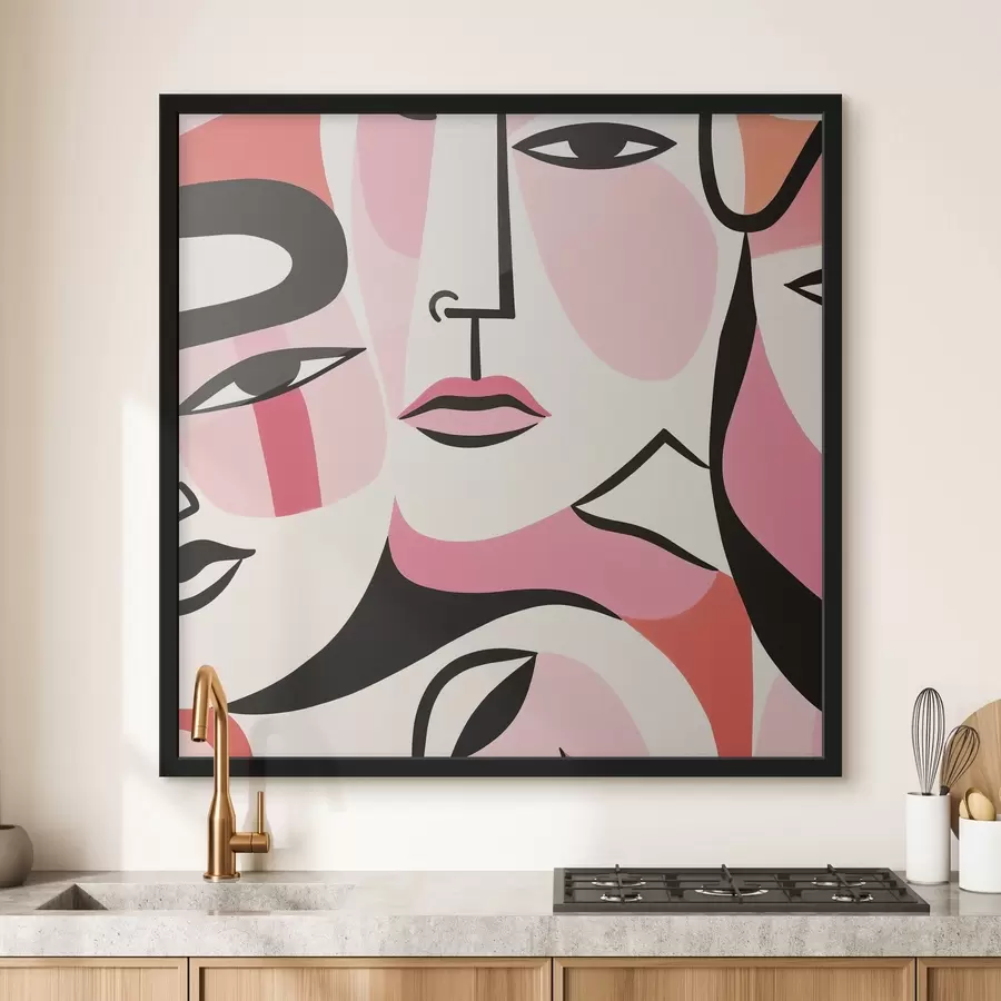 carta da parati Astratto, Persone, Volto nr. f43031