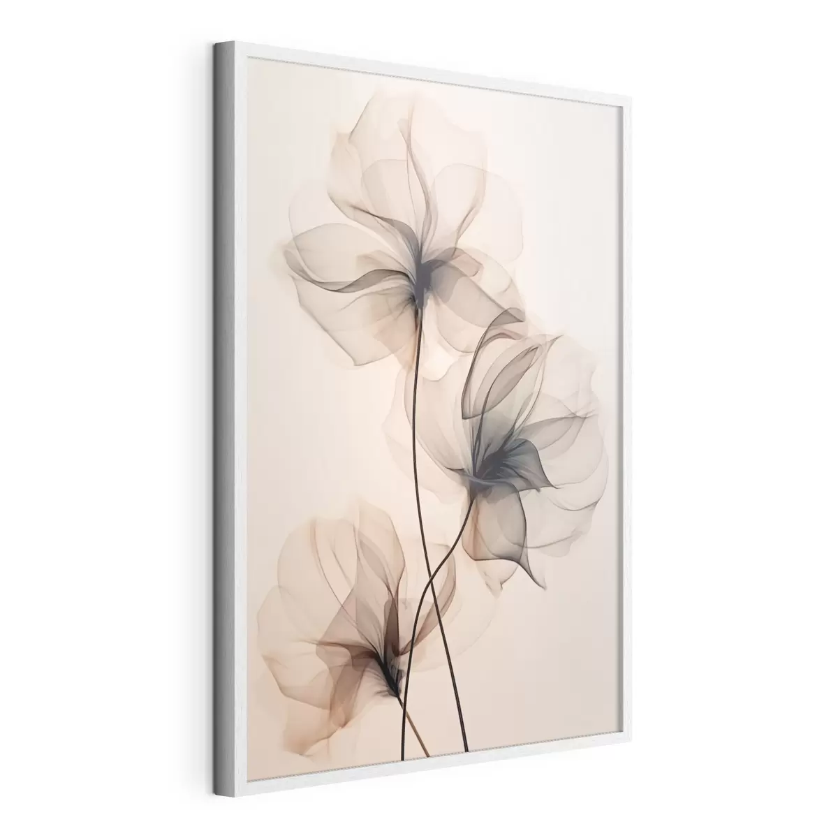Poster Trio di fiori trasparenti f43015