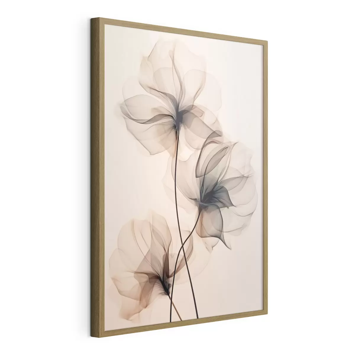 Poster Trio di fiori trasparenti f43015
