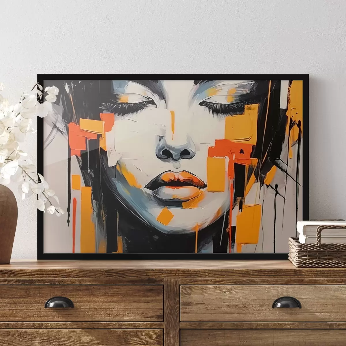 Poster Ritratto astratto f43019