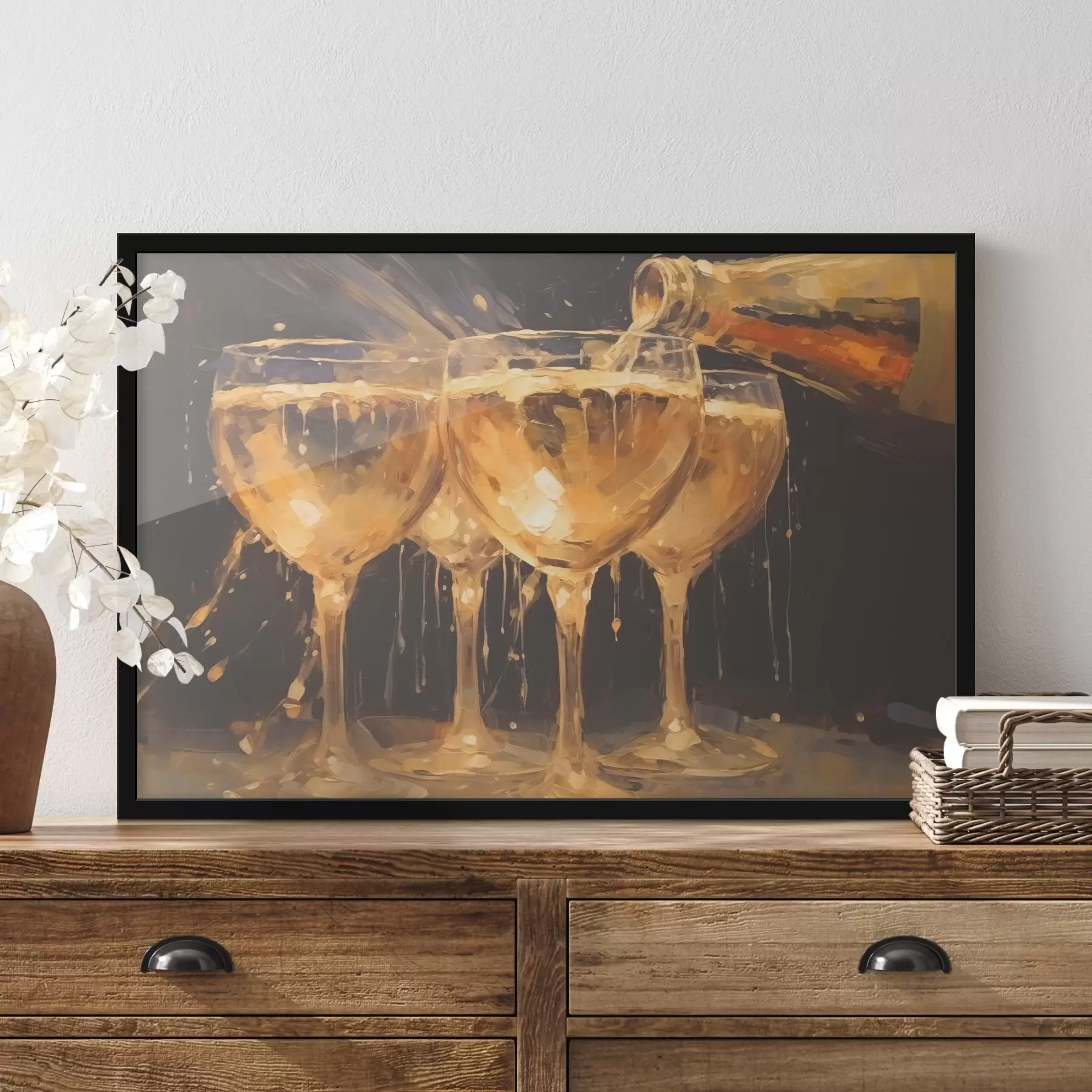 carta da parati Bicchieri da champagne nr. f43021