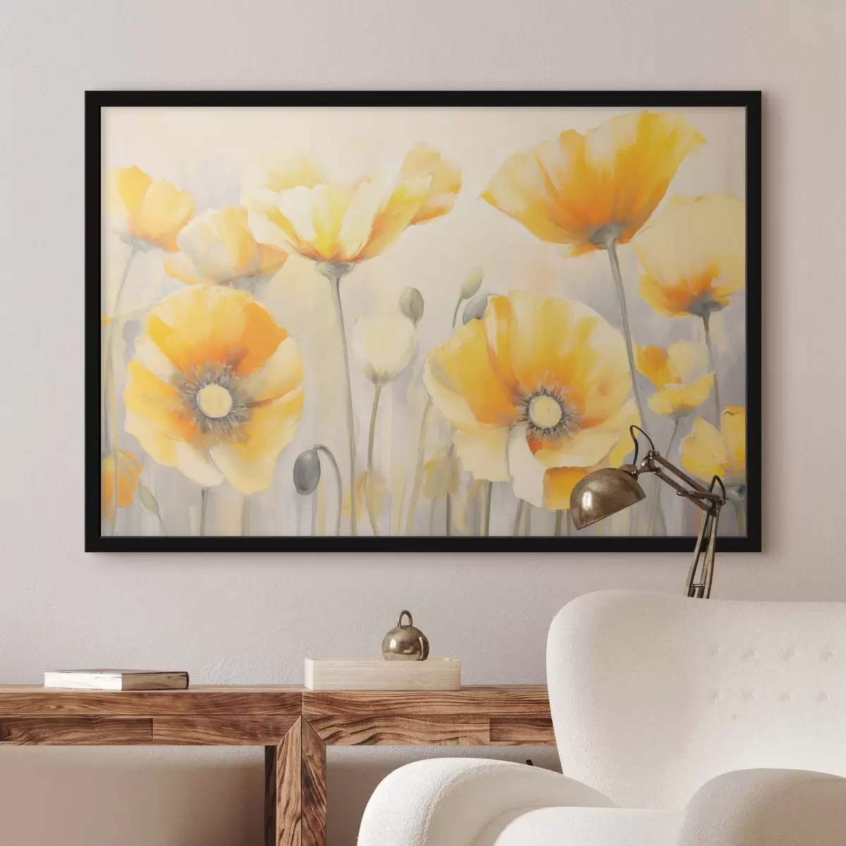 Poster Papaveri gialli f43024