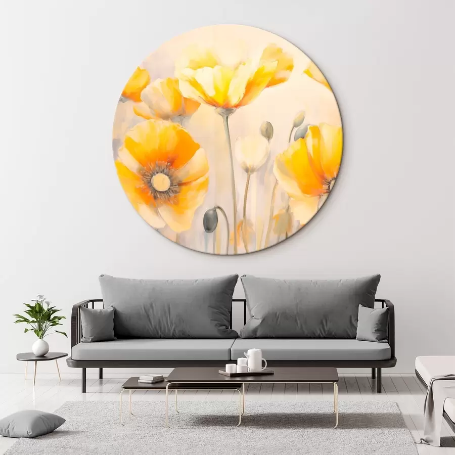 carta da parati Papaveri gialli nr. r43024