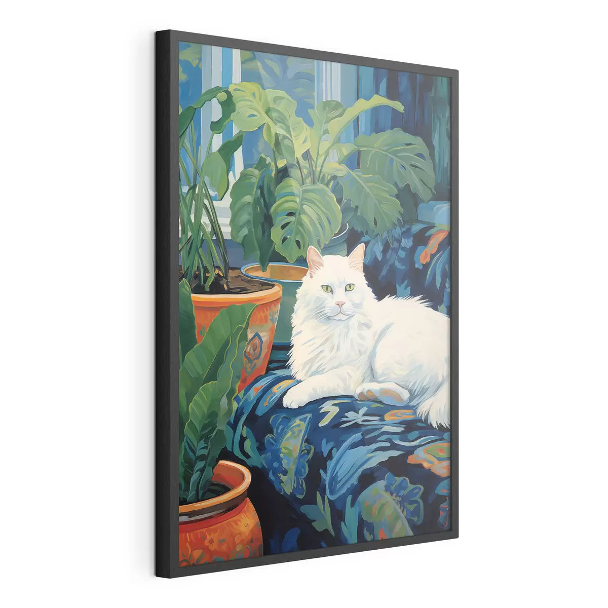 Poster Gatto nel regno verde f43131