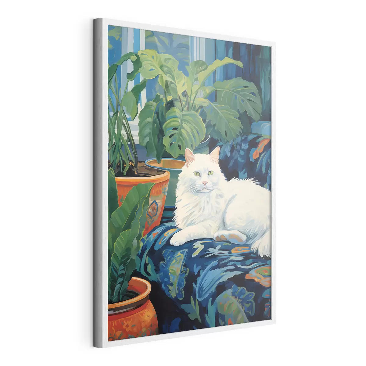Poster Gatto nel regno verde f43131