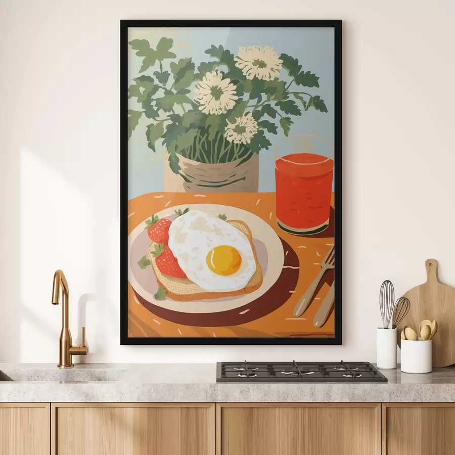 carta da parati Croissant a colazione nr. f43140