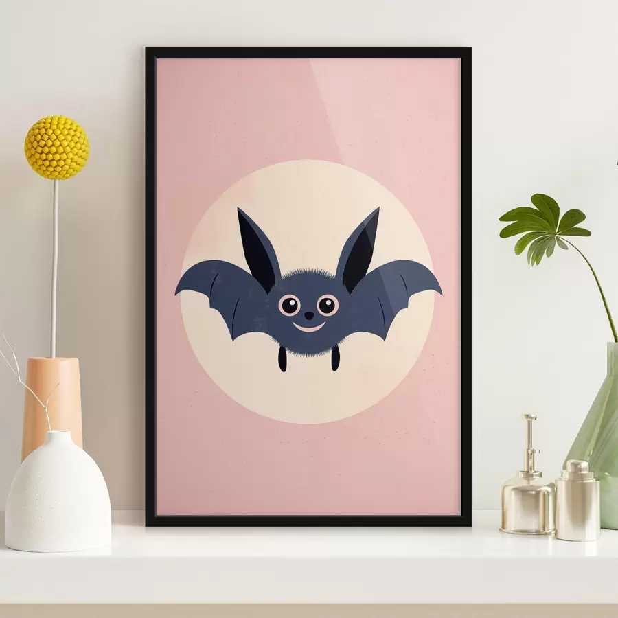 carta da parati Pipistrello al chiaro di luna nr. f43151