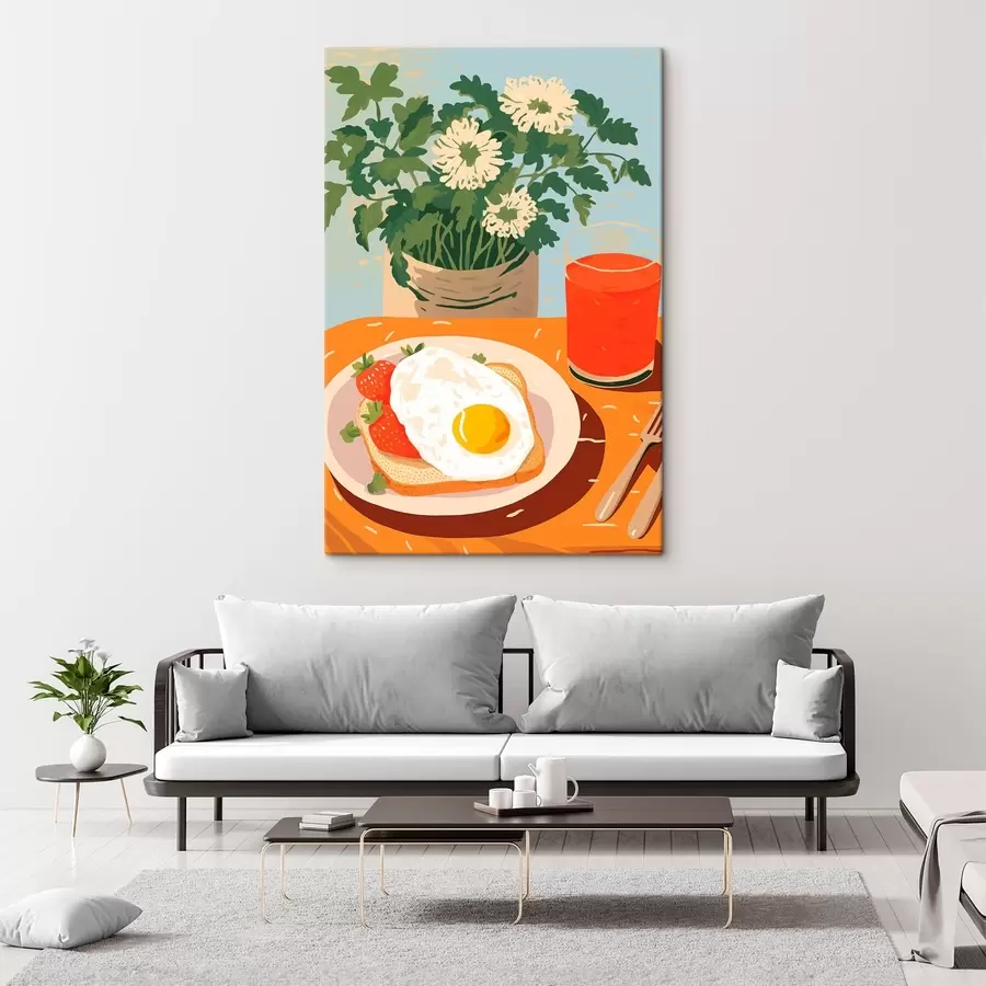 carta da parati Croissant a colazione nr. s43140