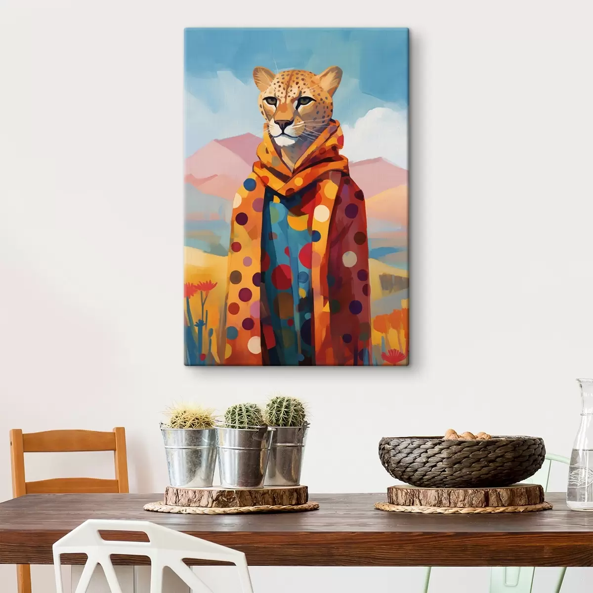 carta da parati Ghepardo alla moda nr. s43152