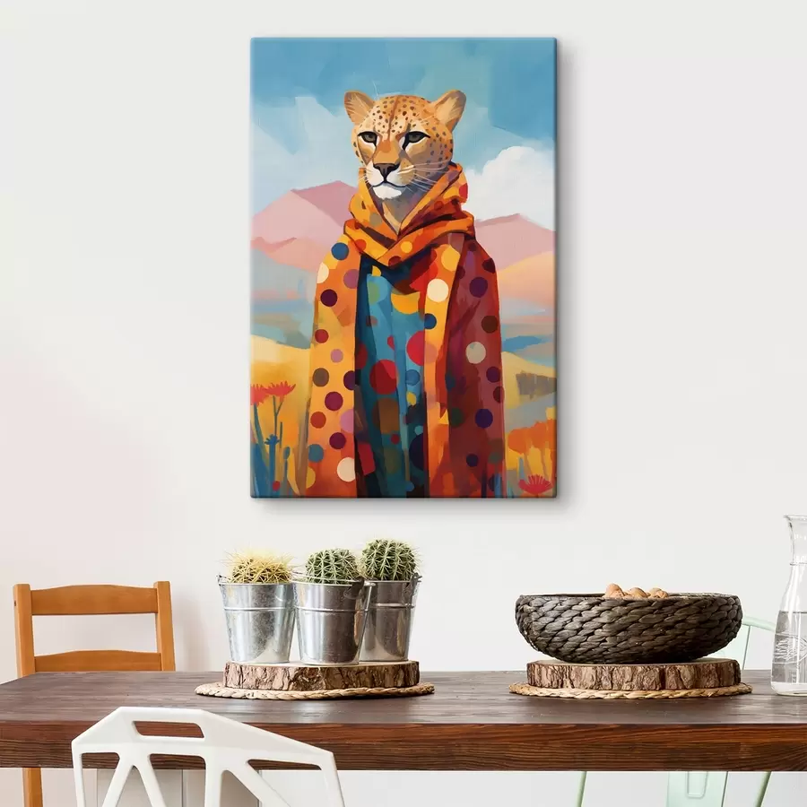 carta da parati Ghepardo alla moda nr. s43152