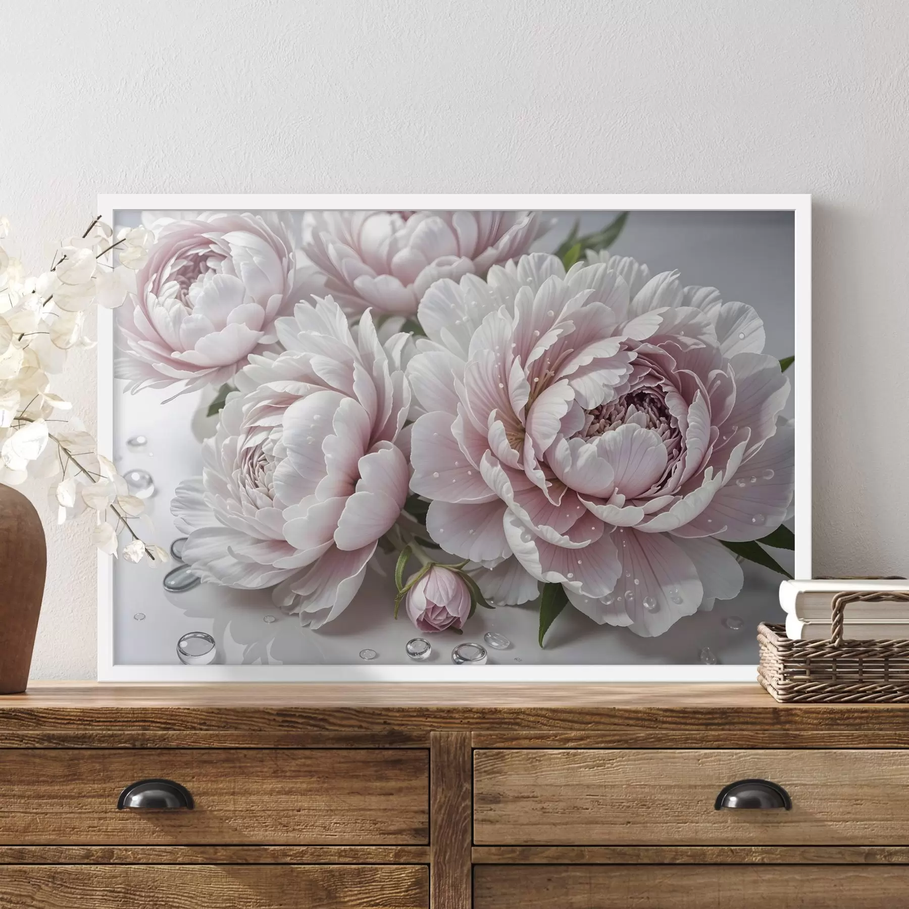 carta da parati Peonie dopo la pioggia nr. f43158
