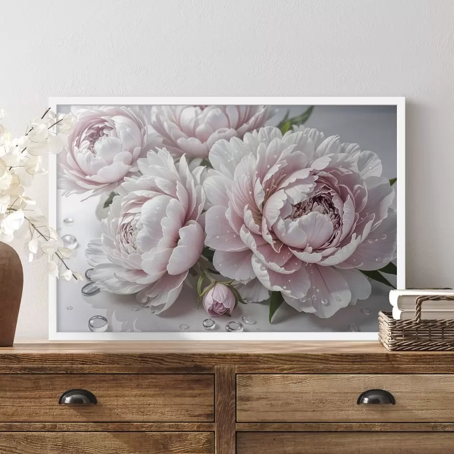 carta da parati Peonie dopo la pioggia nr. f43158