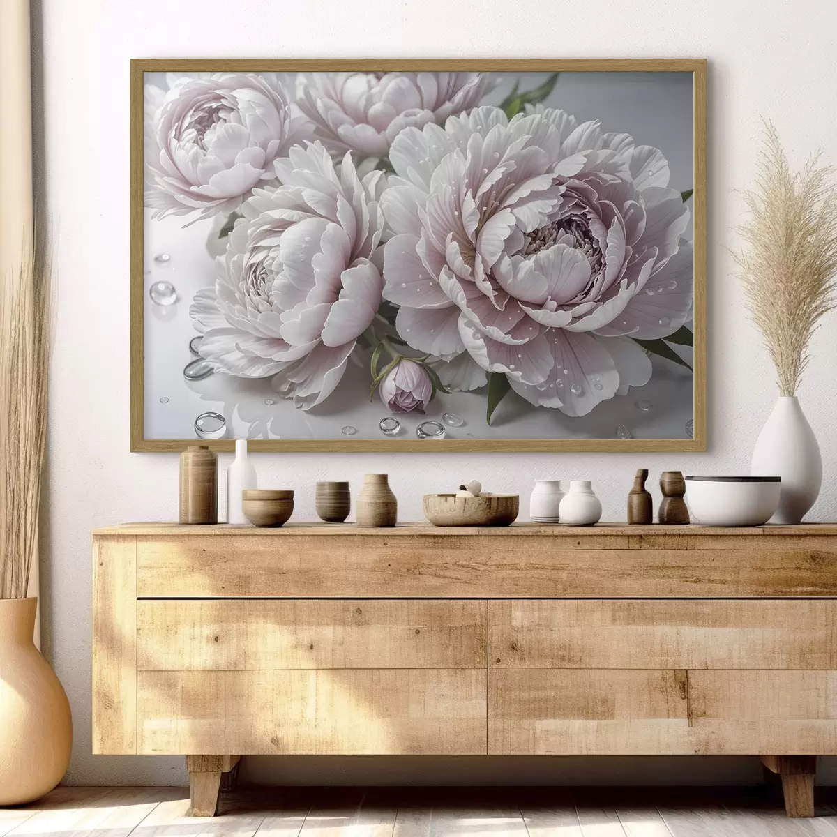 Poster Peonie dopo la pioggia f43158