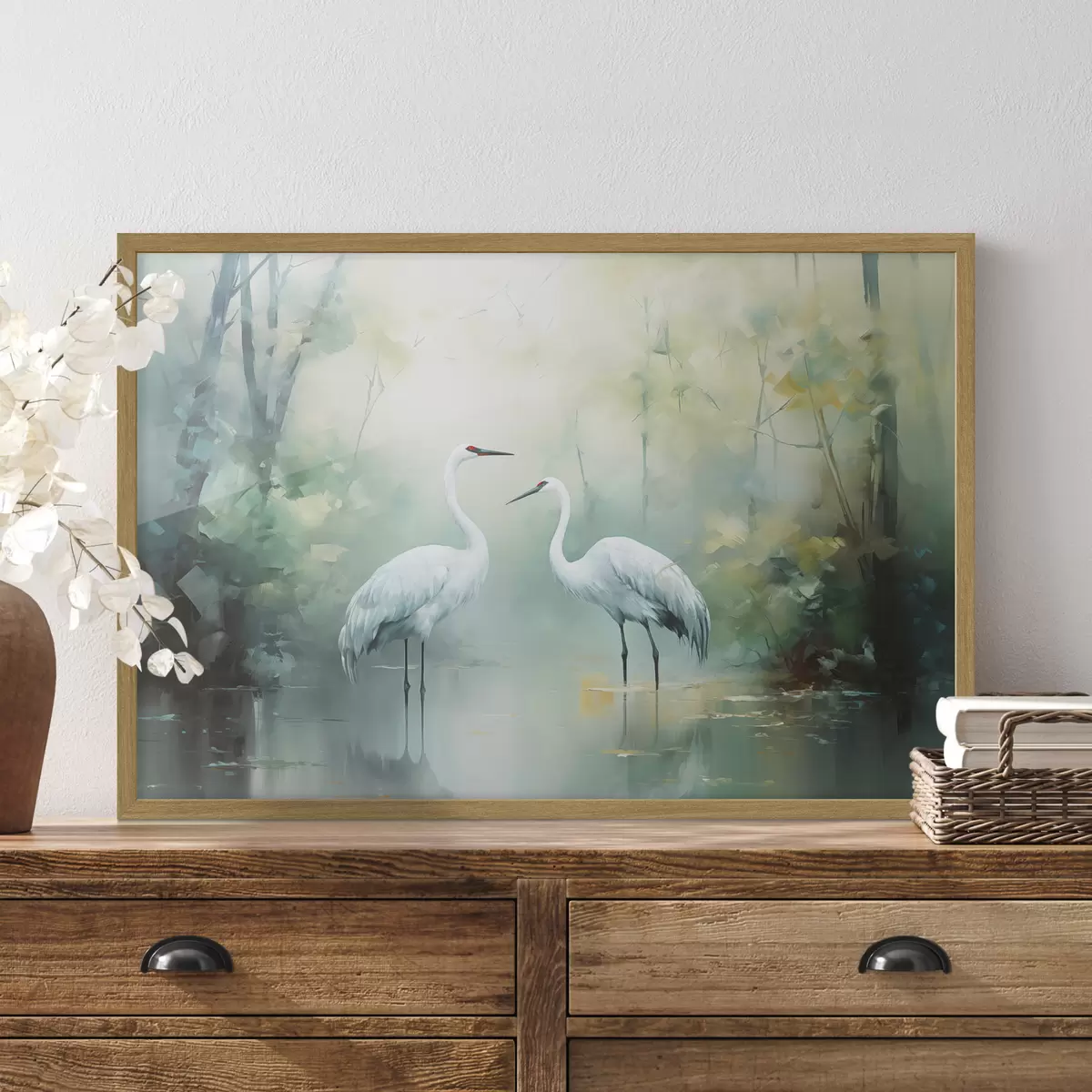 Poster Insieme nella luce del bosco f43166