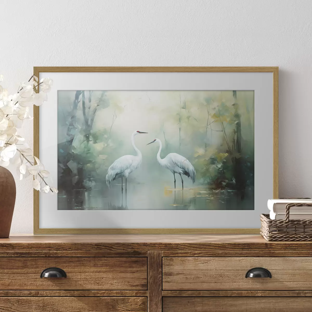 Poster Insieme nella luce del bosco f43166