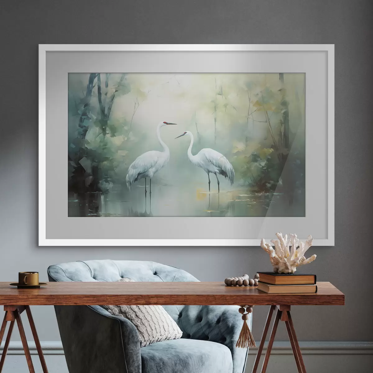 Poster Insieme nella luce del bosco f43166