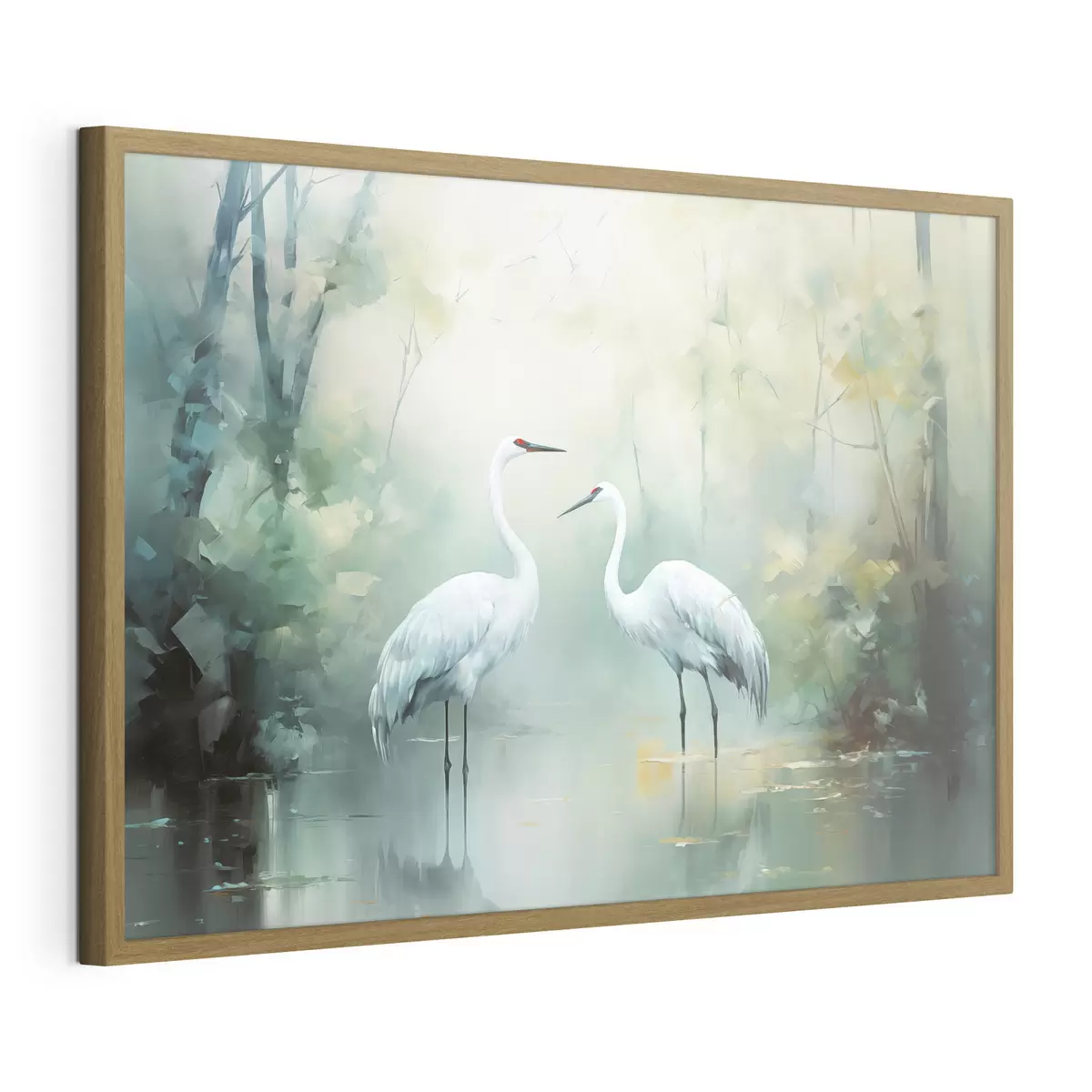 Poster Insieme nella luce del bosco f43166