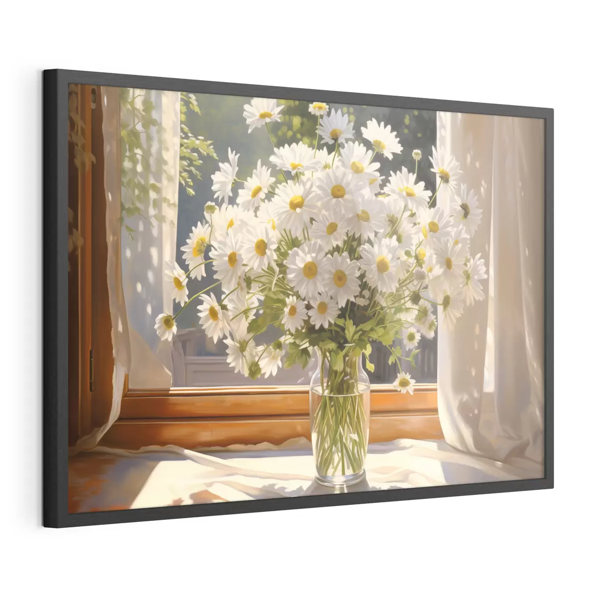 Poster Margherite alla finestra f43171