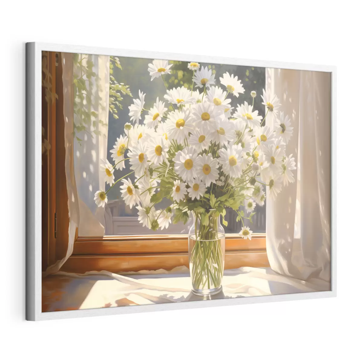 Poster Margherite alla finestra f43171