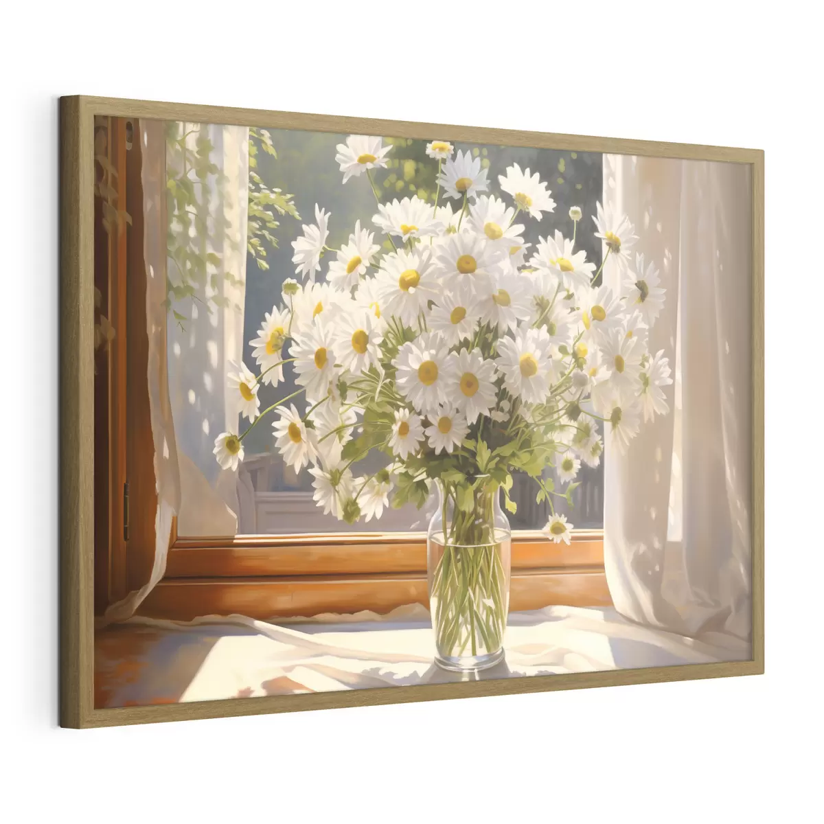 Poster Margherite alla finestra f43171