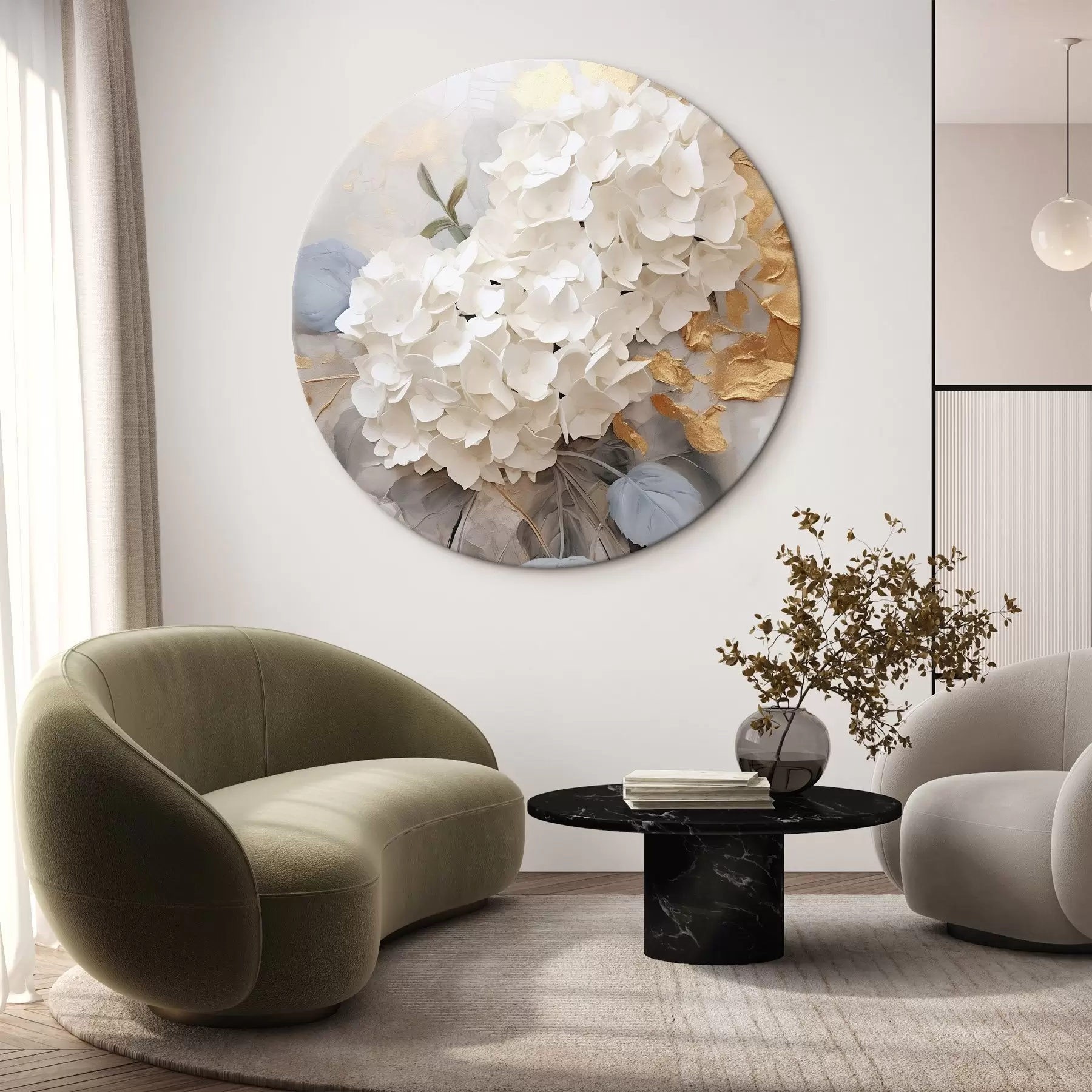 carta da parati Ortensia lussureggiante nr. r43130