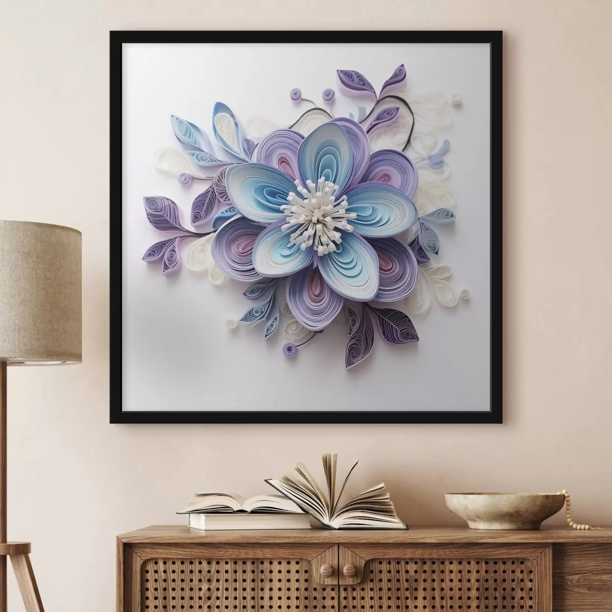 Poster Fiore astratto f43123