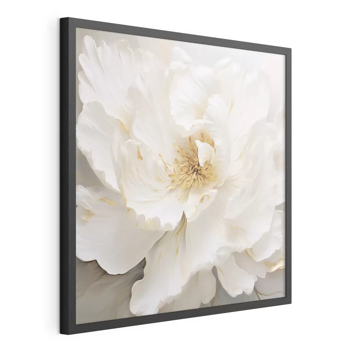 Poster Grande fiore bianco f43126
