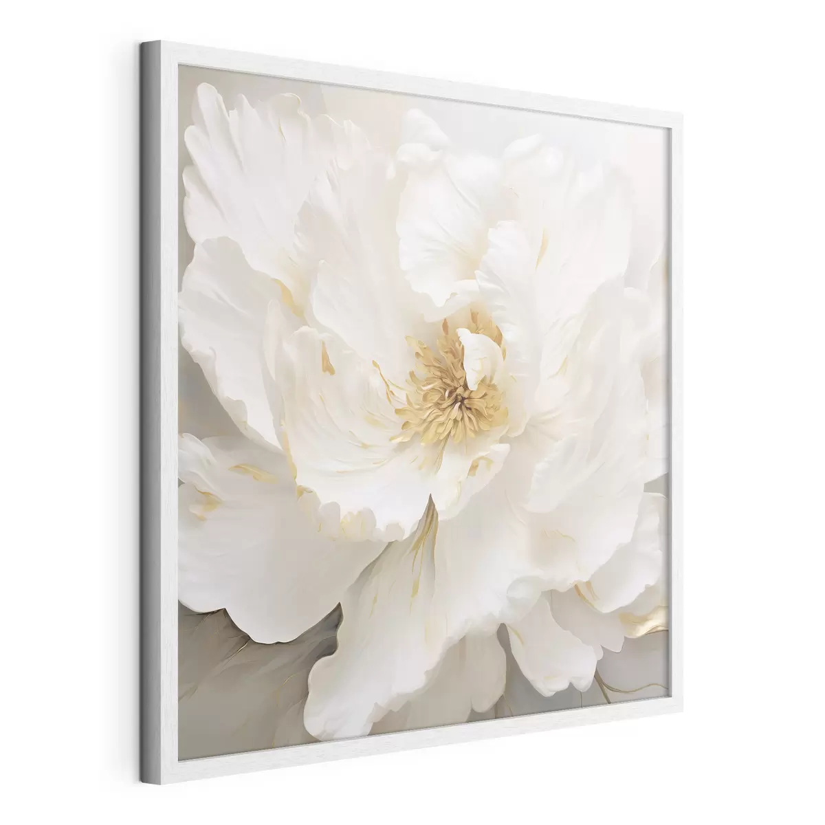 Poster Grande fiore bianco f43126