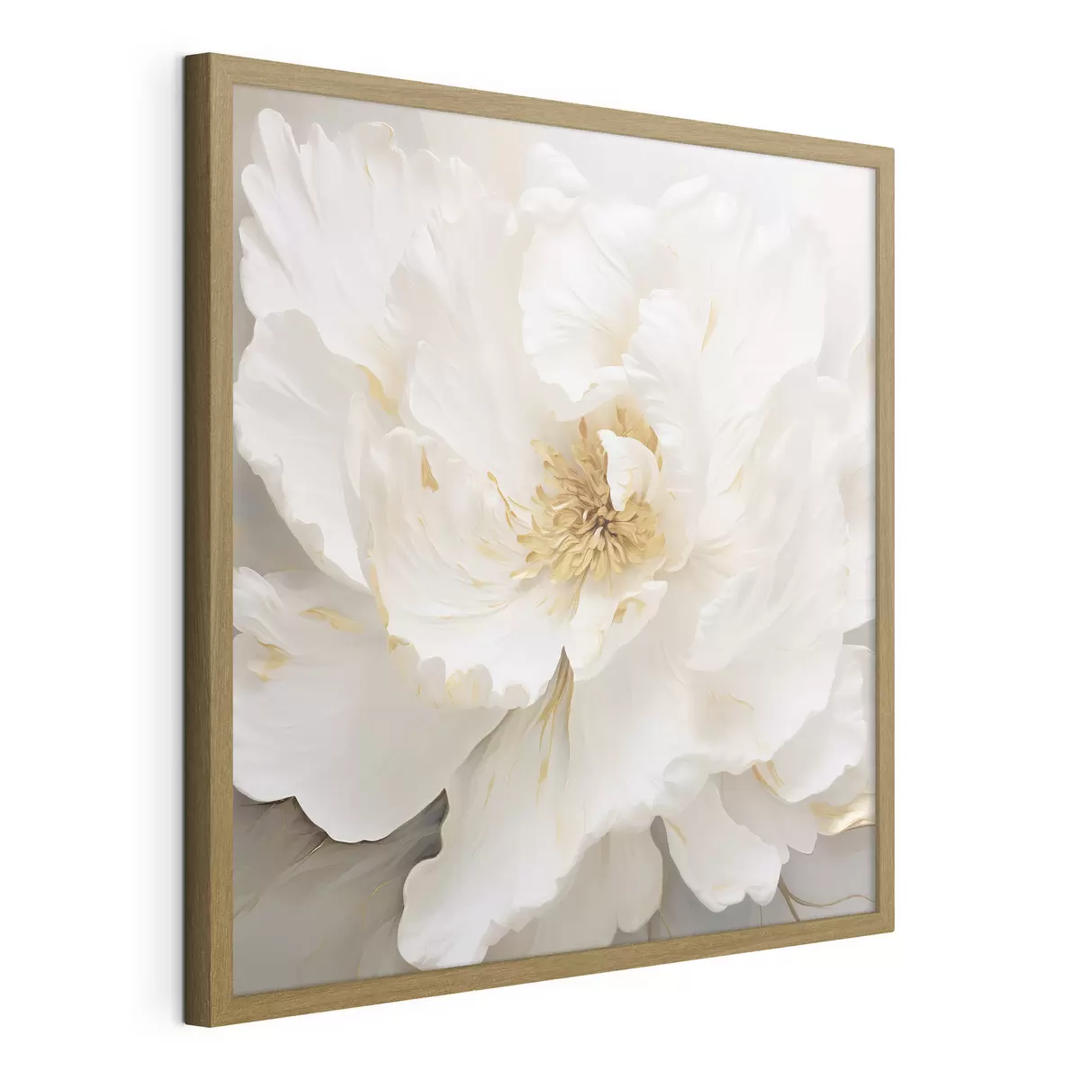 Poster Grande fiore bianco f43126