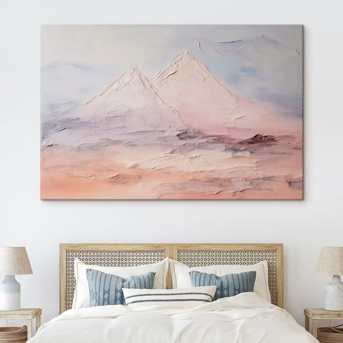 carta da parati Pittura minimalista ad imitazione delle montagne nr. s43200