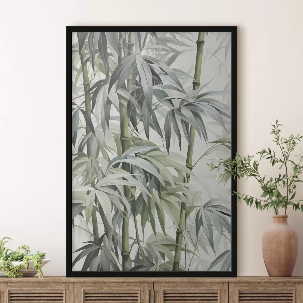 Poster Foglie di bambù f43195