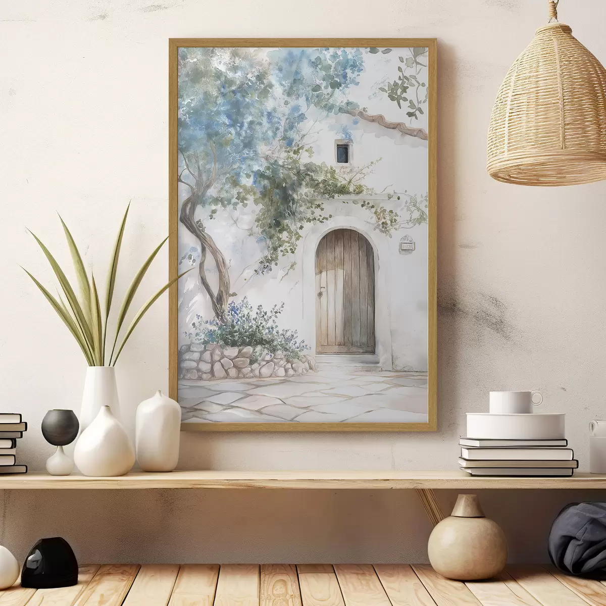 Poster Casa in fiore f43179