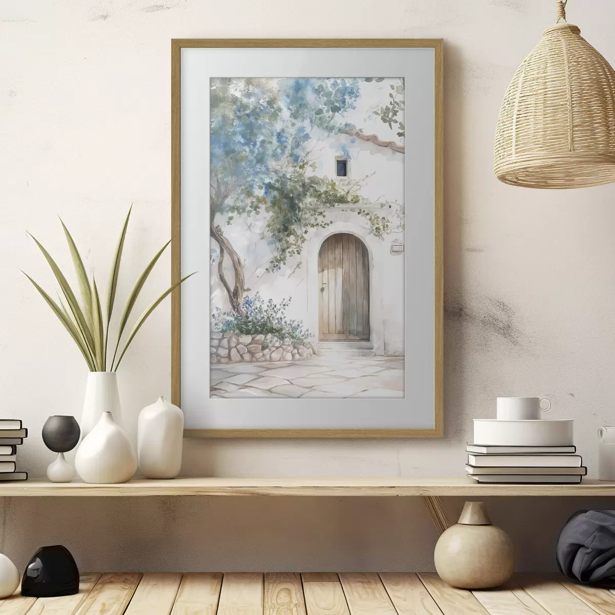 Poster Casa in fiore f43179