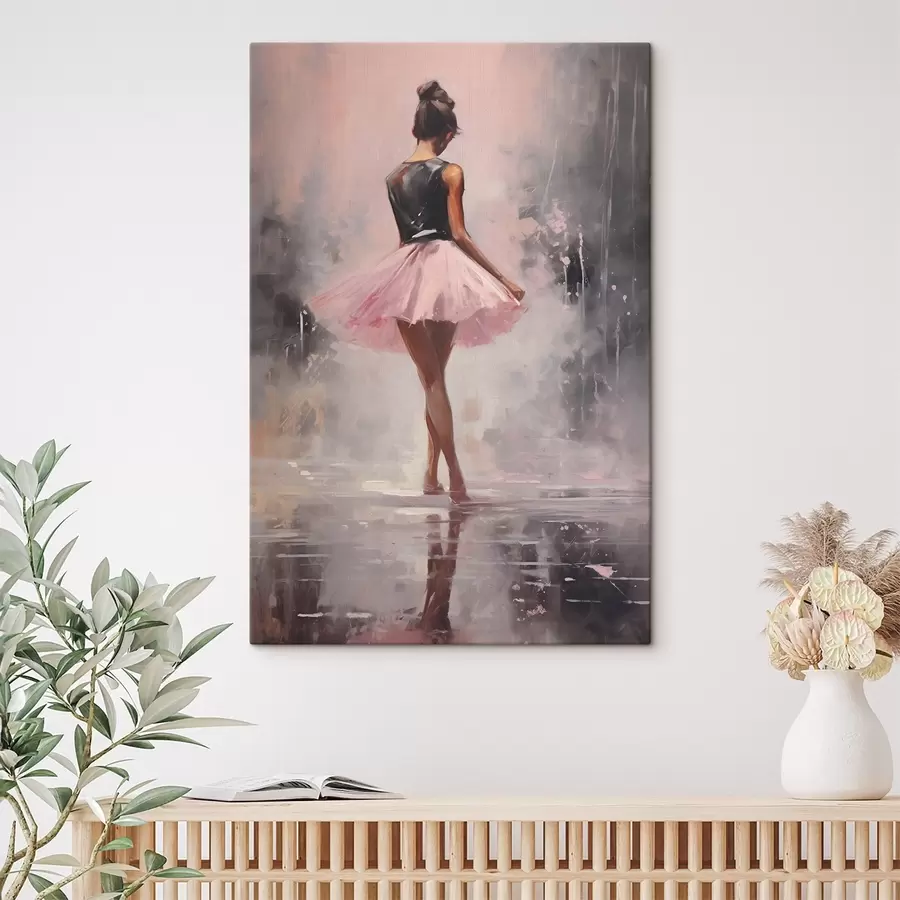 carta da parati Una ragazza con la gonna rosa nr. s43204