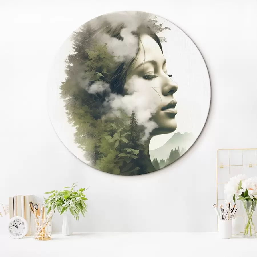 carta da parati Persone, ragazza, natura, vista astratta nr. r43206