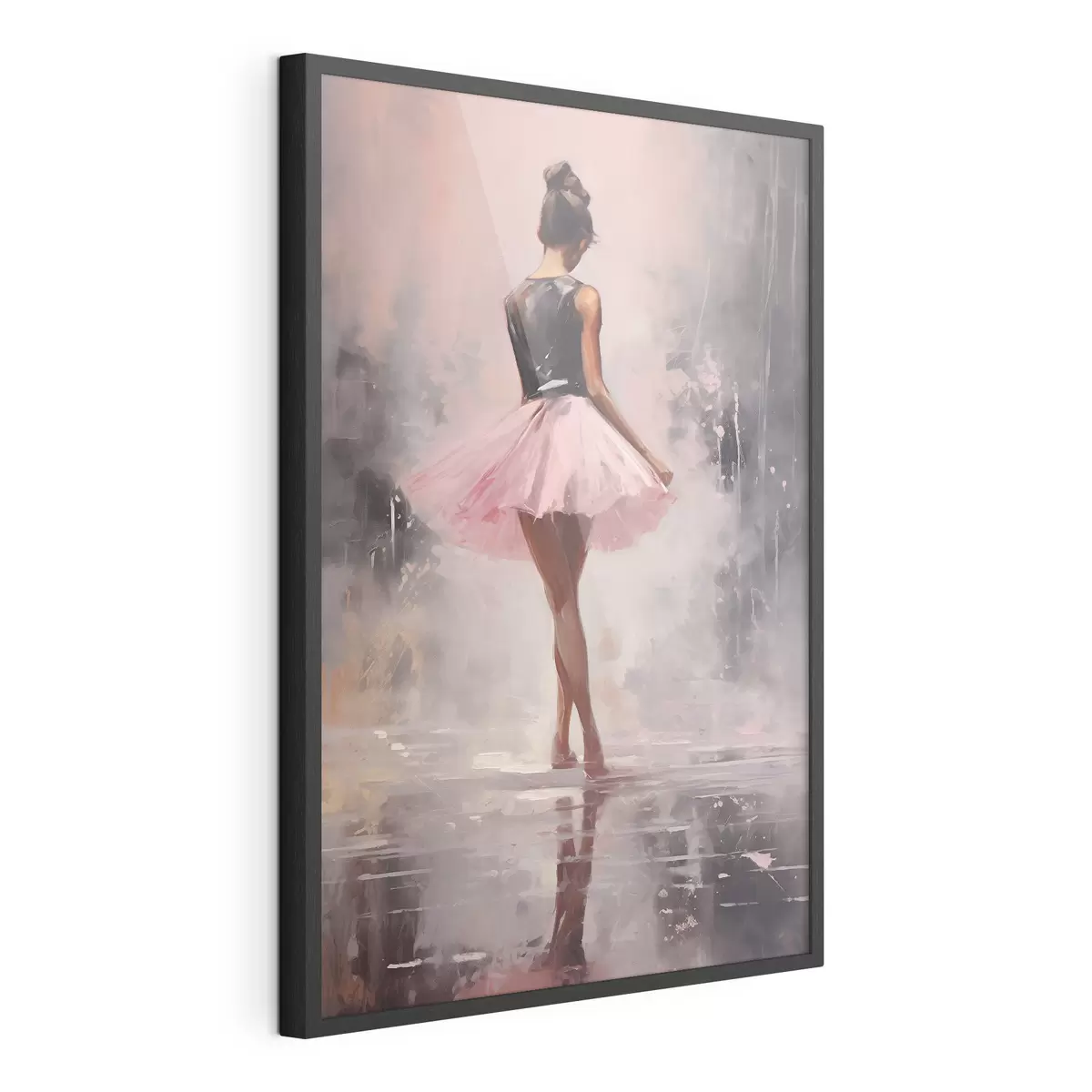Poster Una ragazza con la gonna rosa f43204