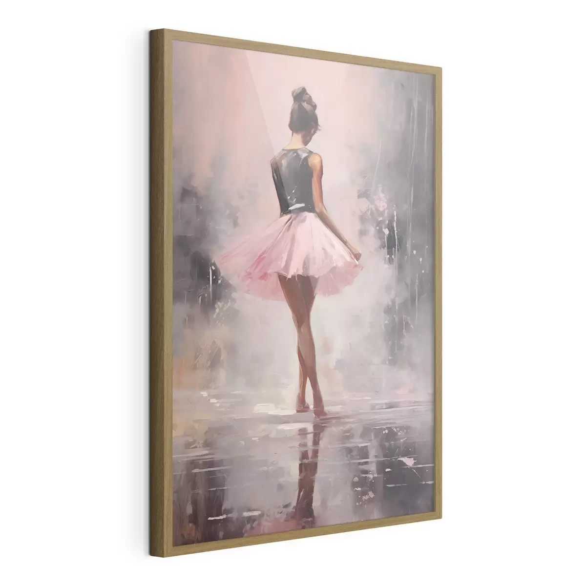 Poster Una ragazza con la gonna rosa f43204