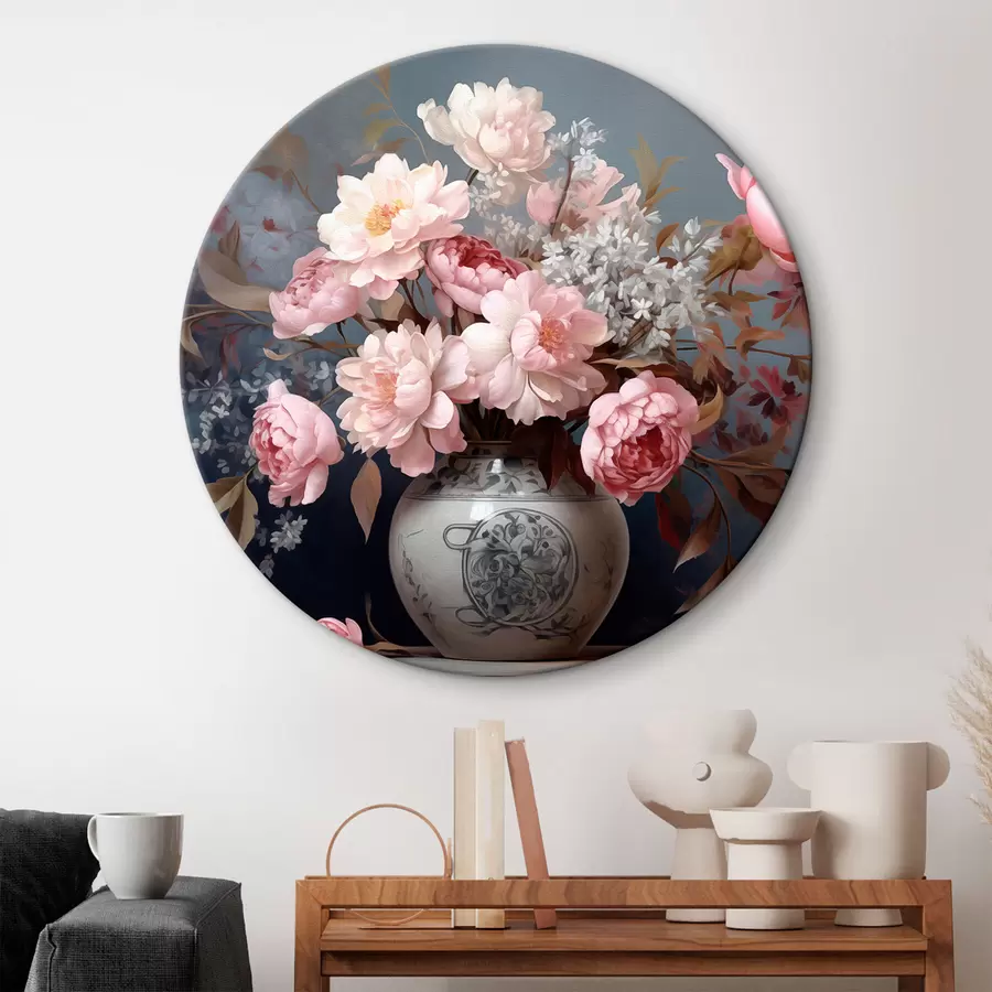 carta da parati Vaso vintage con fiori nr. r43038