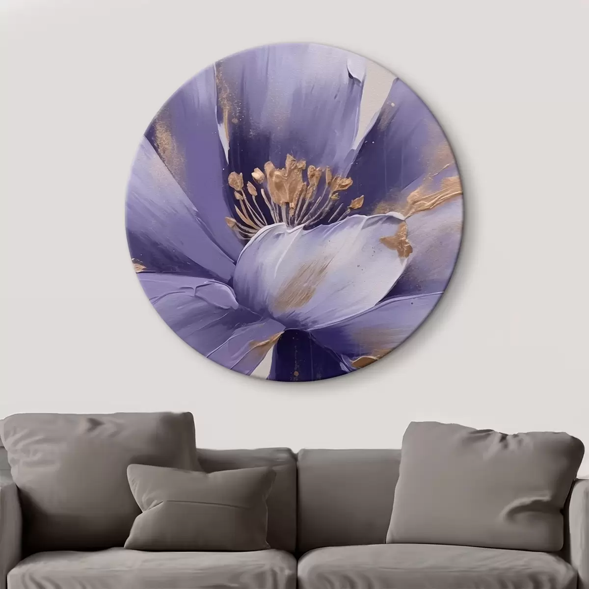 Quadri rotondi Fiore bellissimo r43076