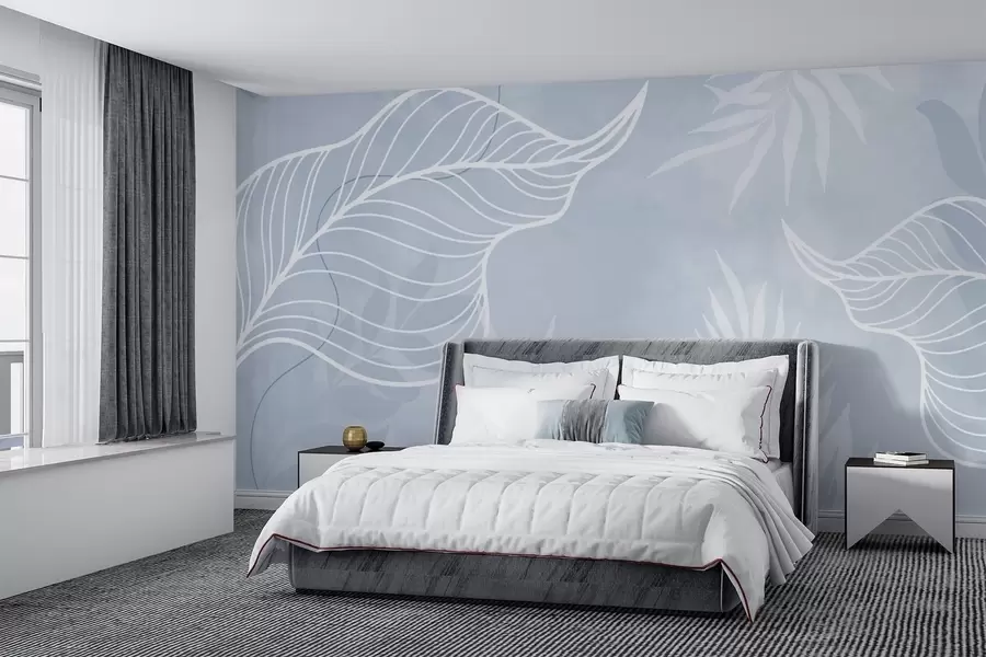 carta da parati Composizione botanica lineare nr. w03235v1