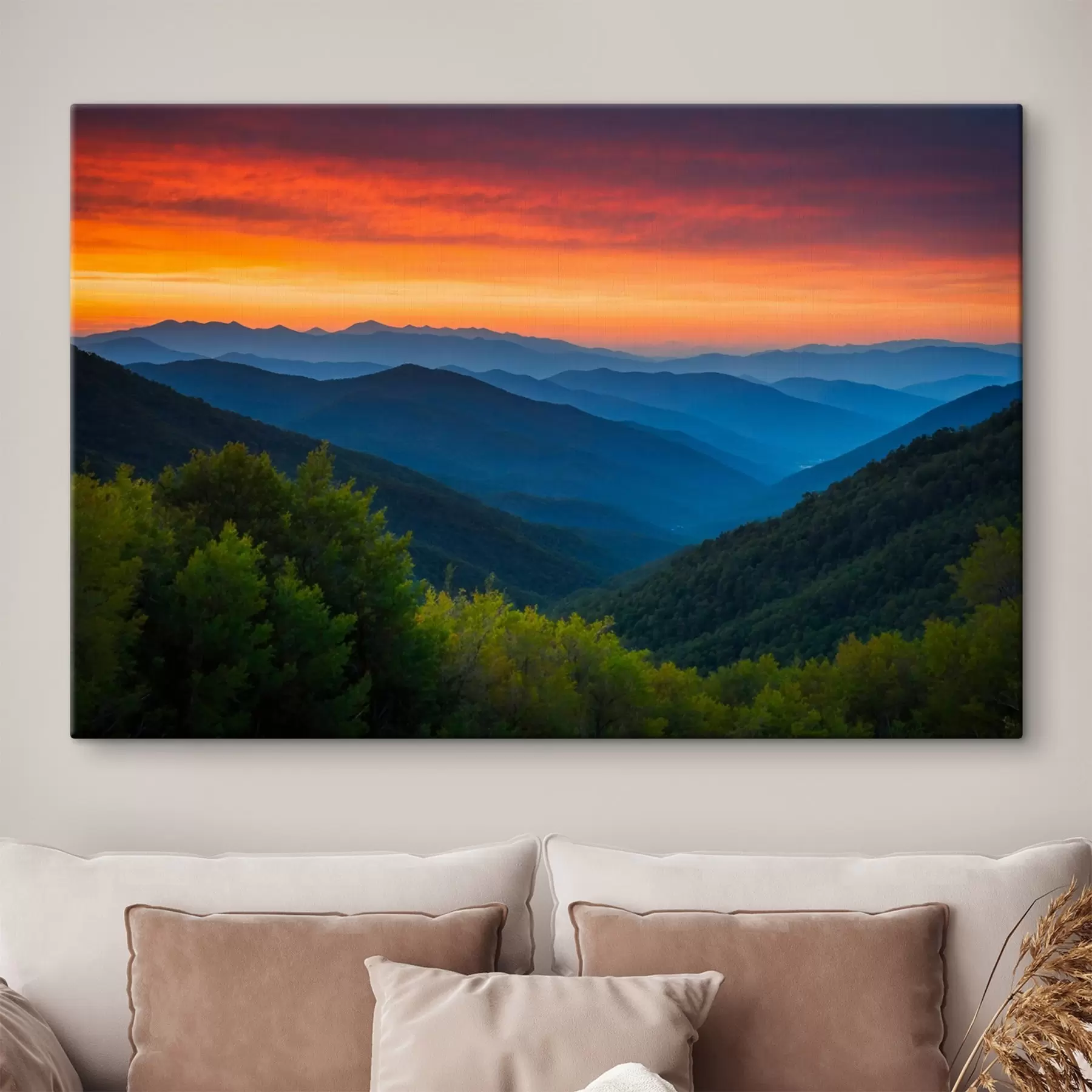 carta da parati Vista dalle montagne all'alba nr. s43119