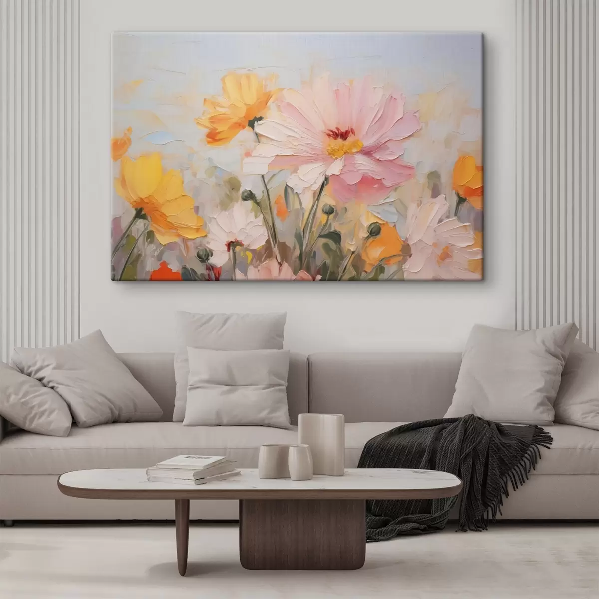 carta da parati Fiori astratti e luminosi nr. s43232