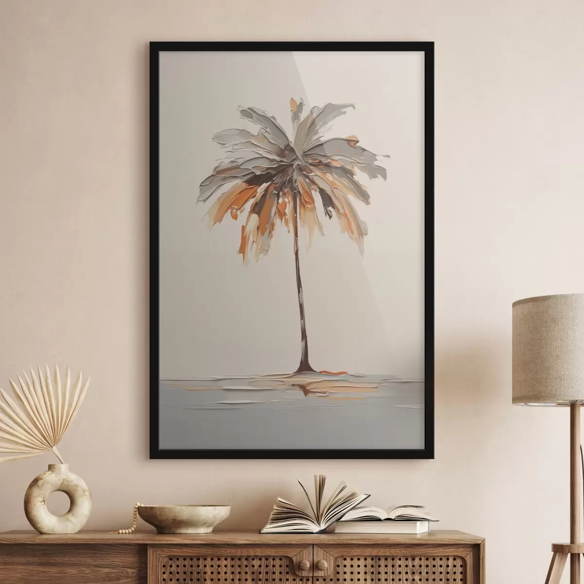 Poster Pittura a imitazione di palma f43226